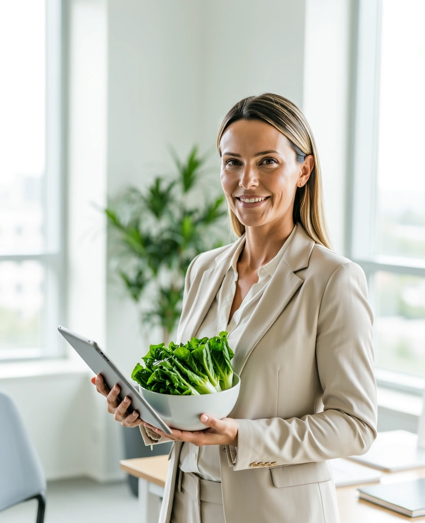 Dietetyk NutriPL podczas pracy
